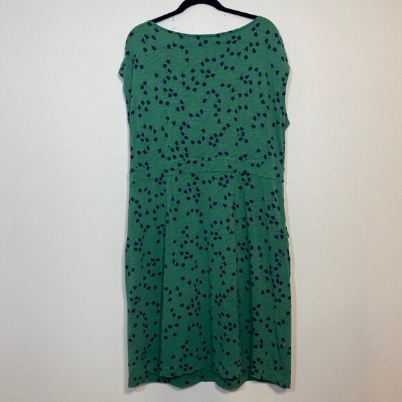 Boden Green Floral pattern dress US 16/18R - Picture 10 of 14